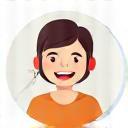 Headset icon illustration